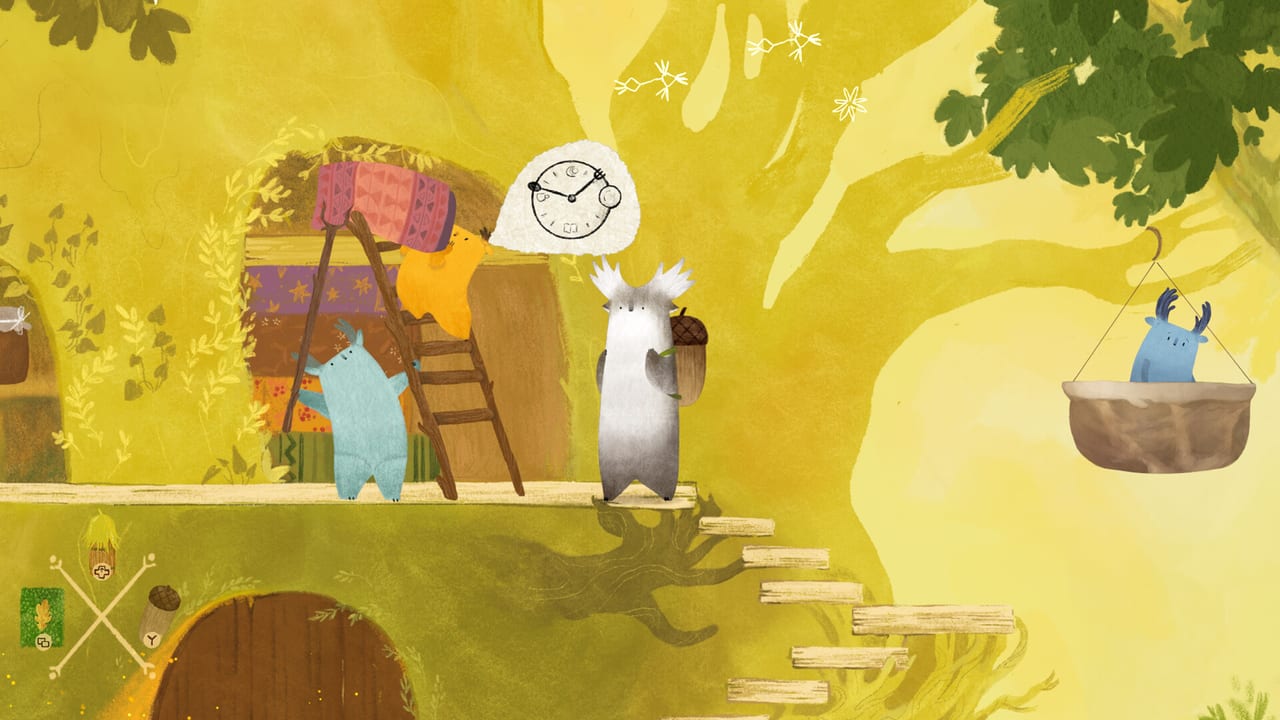 Tukoni Forest Keepers characters and tea setting